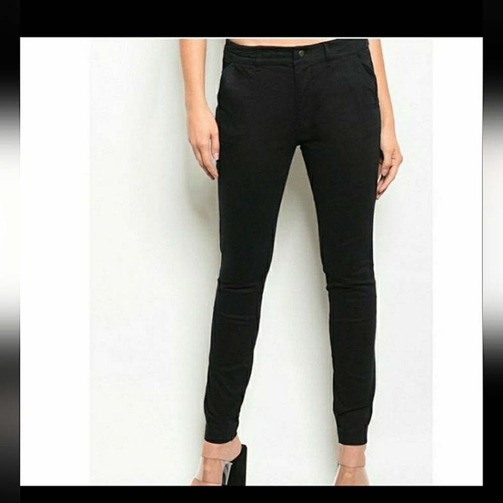 Black Skinny Pants - Picture 2 of 3
